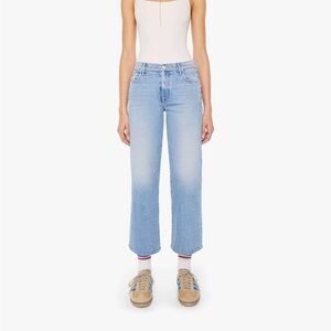 MOTHER Light Blue Cropped Jeans